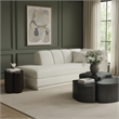 Meridian Furniture Modari Beige Fabric Upholstered Left Arm Chaise