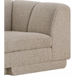 Meridian Furniture Modari Beige Fabric Upholstered Right Arm Chaise