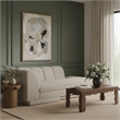 Meridian Furniture Modari Beige Fabric Upholstered Right Arm Chaise