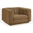 Meridian Furniture Modari Brown Fabric Upholstered Chair