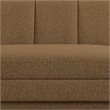 Meridian Furniture Modari Brown Fabric Upholstered Left Arm Chaise