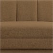 Meridian Furniture Modari Brown Fabric Upholstered Right Arm Chaise