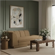 Meridian Furniture Modari Brown Fabric Upholstered Right Arm Chaise