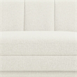Meridian Furniture Modari Cream Fabric Upholstered Left Arm Chaise