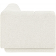 Meridian Furniture Modari Cream Fabric Upholstered Right Arm Chaise