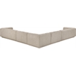 Meridian Furniture Modari Beige Fabric Upholstered 5pc. Modular Sectional