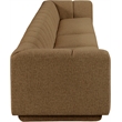 Meridian Furniture Modari Brown Fabric Upholstered 3pc. Modular Sofa