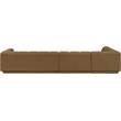 Meridian Furniture Modari Brown Fabric Upholstered 3pc. Modular Sectional