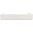 Meridian Furniture Modari Cream Fabric Upholstered 3pc. Modular Sectional