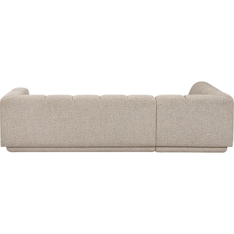 Meridian Furniture Modari Beige Fabric Upholstered 2pc. Modular Sectional