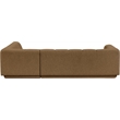 Meridian Furniture Modari Brown Fabric Upholstered 2pc. Modular Sectional