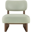 Meridian Furniture Vetra Mint Vegan Leather Upholstered Accent Chair