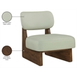 Meridian Furniture Vetra Mint Vegan Leather Upholstered Accent Chair