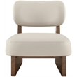 Meridian Furniture Vetra Taupe Vegan Leather Upholstered Accent Chair