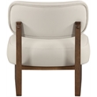 Meridian Furniture Vetra Taupe Vegan Leather Upholstered Accent Chair