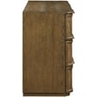 Meridian Furniture Tiberio Brown Oak Veneer And Solid Wood Dresser