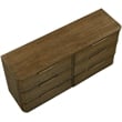Meridian Furniture Tiberio Brown Oak Veneer And Solid Wood Dresser