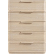 Meridian Furniture Tiberio Natural Oak Veneer And Solid Wood Chest