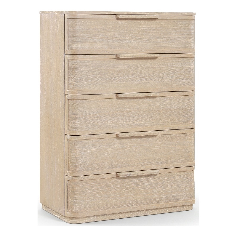 Meridian Furniture Tiberio Natural Oak Veneer And Solid Wood Chest