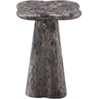 Meridian Furniture Nola Brown Concrete Indoor/Outdoor End Table