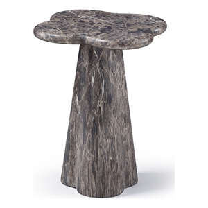 Meridian Furniture Nola Brown Concrete Indoor/Outdoor End Table