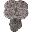 Meridian Furniture Nola Brown Concrete Indoor/Outdoor End Table