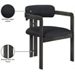 Meridian Furniture Aurum Black Vegan Leather Dining Chair (Set of 2)