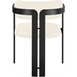 Meridian Furniture Aurum Cream Vegan Leather Dining Chair (Set of 2)