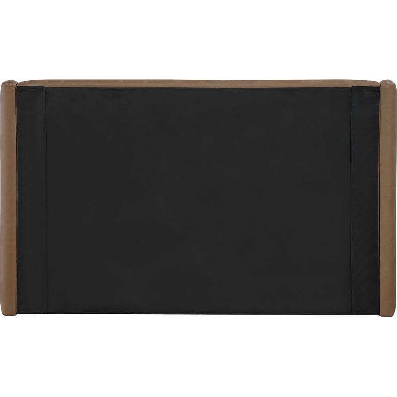 Meridian Furniture Warby Brown Vegan Leather Upholstered Full Bed