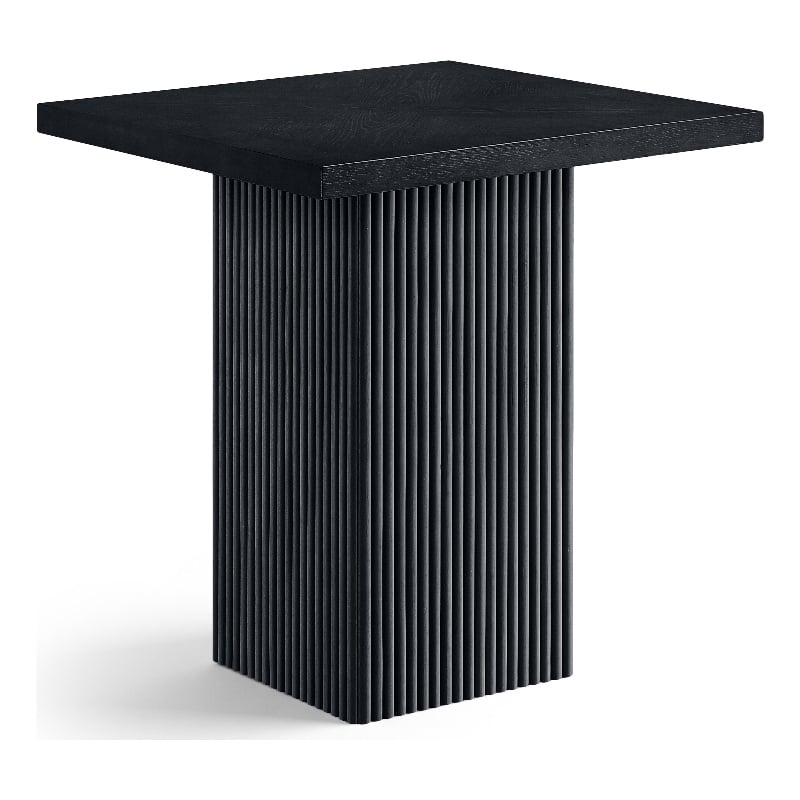 Meridian Furniture Belinda Black Veneer And Solid Wood Counter Height Table