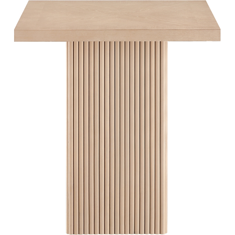 Meridian Furniture Belinda Natural Veneer And Solid Wood Counter Height Table