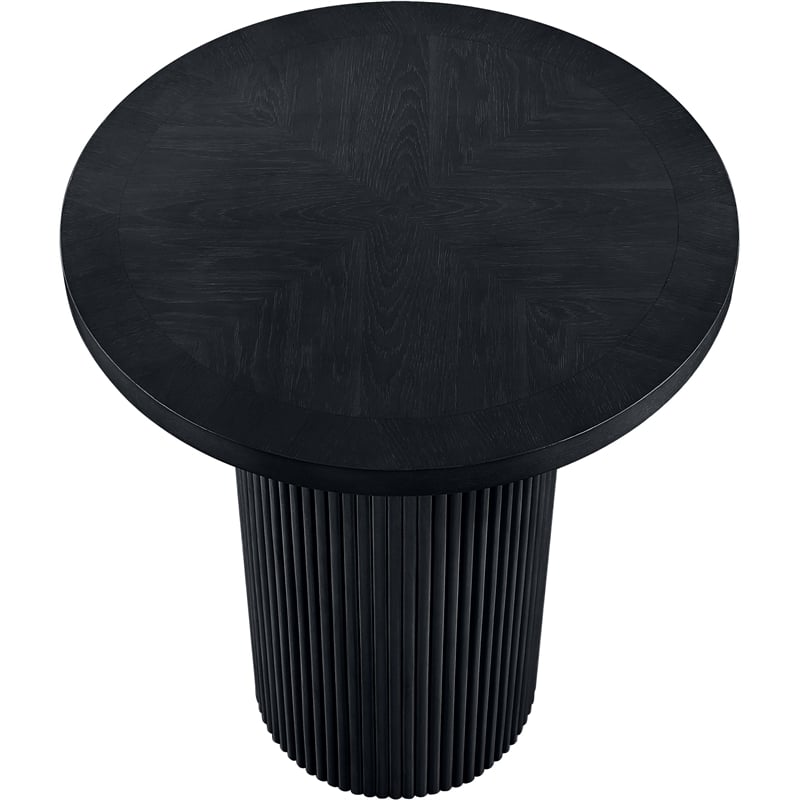 Meridian Furniture Belinda Black Oak Veneer And Solid Wood Bar Height Table