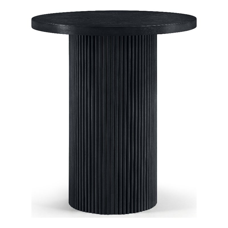 Meridian Furniture Belinda Black Oak Veneer And Solid Wood Bar Height Table