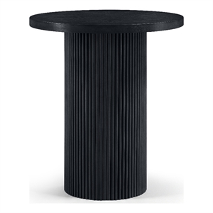 Meridian Furniture Belinda Black Oak Veneer And Solid Wood Bar Height Table
