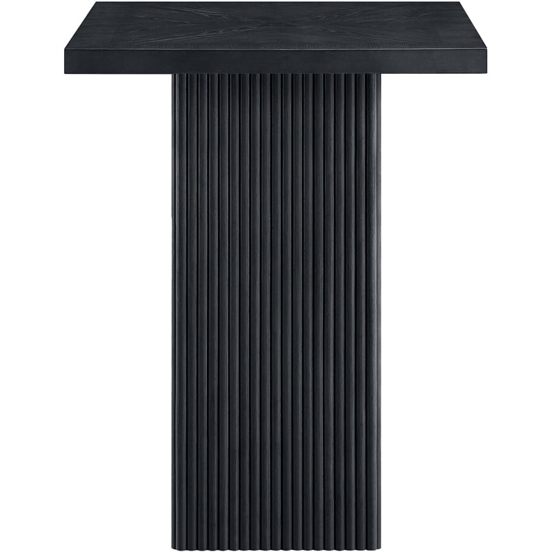 Meridian Furniture Belinda Black Oak Veneer And Solid Wood Bar Height Table