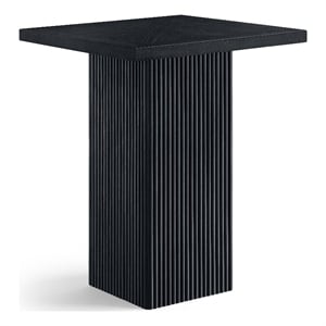 Meridian Furniture Belinda Black Oak Veneer And Solid Wood Bar Height Table