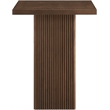 Meridian Furniture Belinda Brown Oak Veneer And Solid Wood Bar Height Table