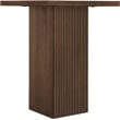 Meridian Furniture Belinda Brown Oak Veneer And Solid Wood Bar Height Table