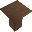 Meridian Furniture Belinda Brown Oak Veneer And Solid Wood Bar Height Table
