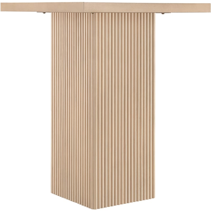 Meridian Furniture Belinda Natural Oak Veneer And Solid Wood Bar Height Table