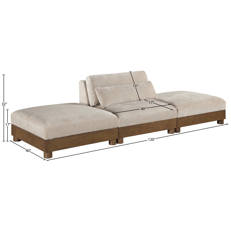 Meridian Furniture Turin 120