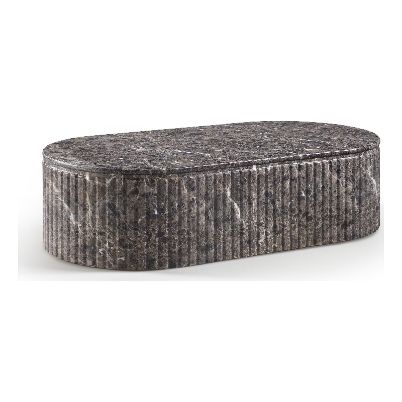 Meridian Furniture Catania Brown Concrete Indoor/Outdoor Coffee Table