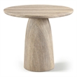 Meridian Furniture Venosa Travertine Concrete In / Outdoor Counter Height Table