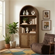Meridian Furniture Botanical Brown Solid Wood Bookcase