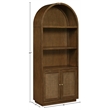 Meridian Furniture Botanical Brown Solid Wood Bookcase