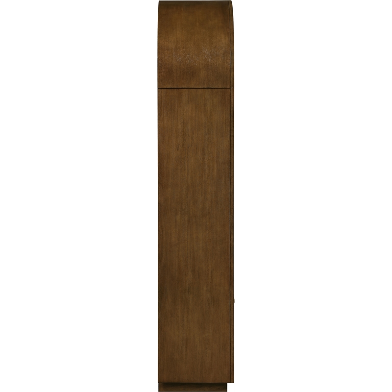 Meridian Furniture Botanical Brown Solid Wood Bookcase
