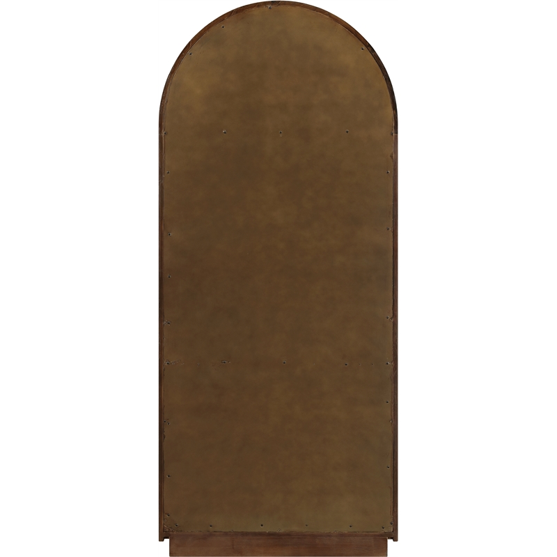 Meridian Furniture Botanical Brown Solid Wood Bookcase