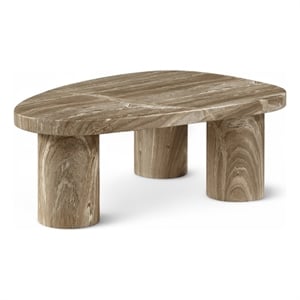 Meridian Furniture Teramo Beige Concrete Indoor / Outdoor Coffee Table