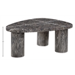 Meridian Furniture Teramo Brown Concrete Indoor / Outdoor Coffee Table