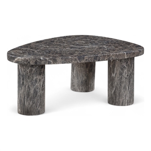 Meridian Furniture Teramo Brown Concrete Indoor / Outdoor Coffee Table